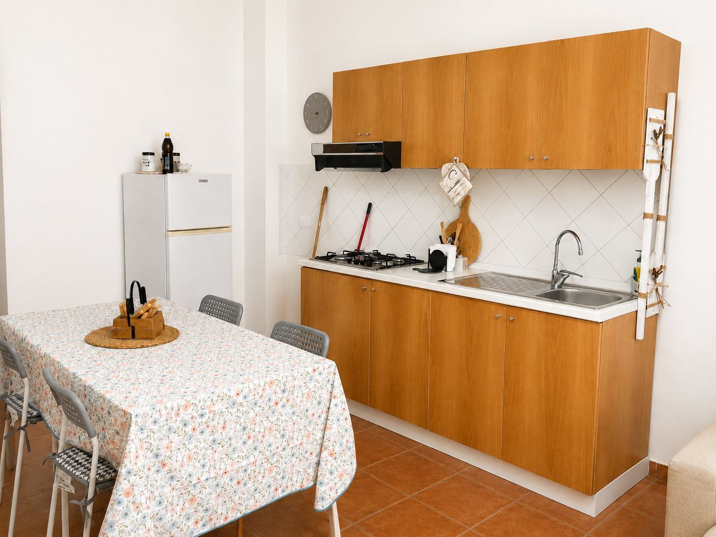 Kitchen at Lumira Vista in Sangineto